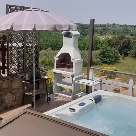 Podere Casalbosco - Idromassaggio E Panorama Ferienhaus *