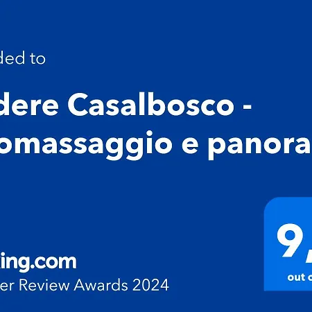 Podere Casalbosco - Idromassaggio E Panorama Nyaraló *